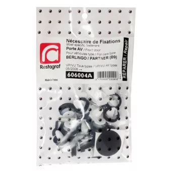 RESTAGRAF 606004A - Kit de clip de fixation, carrosserie