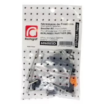 RESTAGRAF 606005D - Kit de clip de fixation, carrosserie