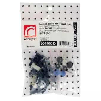 Kit de clip de fixation, carrosserie RESTAGRAF 609003D pour OPEL ASTRA 1.6 TDI - 105cv