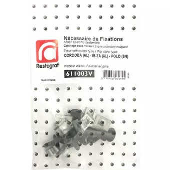 RESTAGRAF 611003V - Kit de clip de fixation, carrosserie