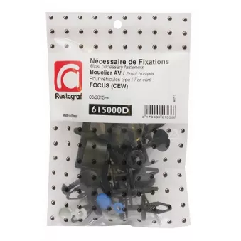 Kit de clip de fixation, carrosserie RESTAGRAF 615000D pour CITROEN XSARA 1.5 TDCi - 120cv