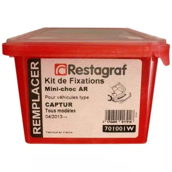 Kit de clip de fixation, carrosserie RESTAGRAF 701001W