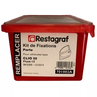 Kit de clip de fixation, carrosserie RESTAGRAF 701002A