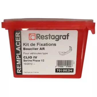 Kit de clip de fixation, carrosserie RESTAGRAF 701002H