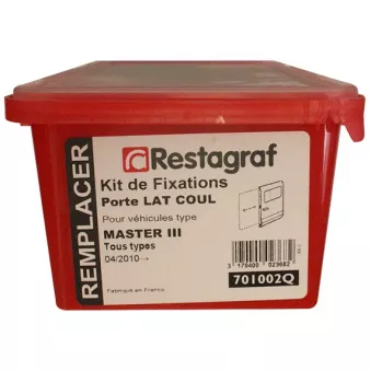 Kit de clip de fixation, carrosserie RESTAGRAF 701002Q