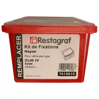 Kit de clip de fixation, carrosserie RESTAGRAF 701003S