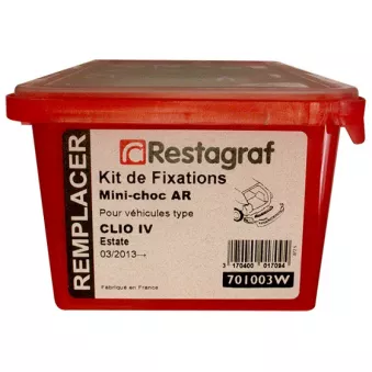 Kit de clip de fixation, carrosserie RESTAGRAF 701003W