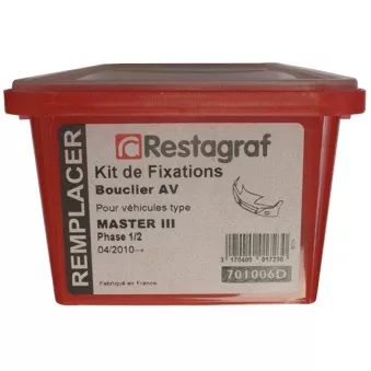 Kit de clip de fixation, carrosserie RESTAGRAF 701006D