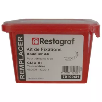 Kit de clip de fixation, carrosserie RESTAGRAF 701006H