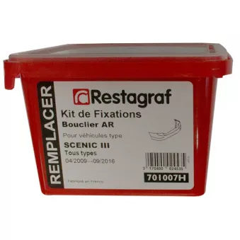 Kit de clip de fixation, carrosserie RESTAGRAF 701007H
