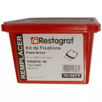 Kit de clip de fixation, carrosserie RESTAGRAF 701007Y