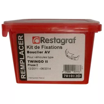 RESTAGRAF 701012D - Kit de clip de fixation, carrosserie