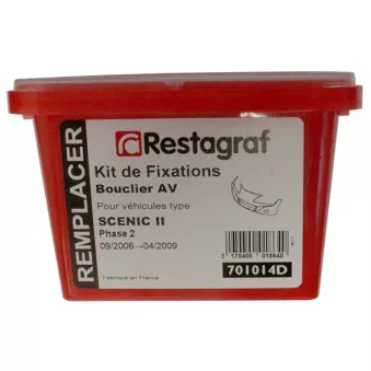 Kit de clip de fixation, carrosserie RESTAGRAF 701014D