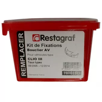 Kit de clip de fixation, carrosserie RESTAGRAF 701015D