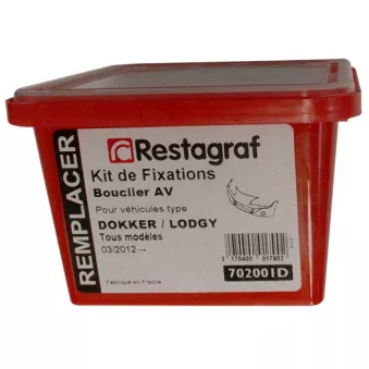 Kit de clip de fixation, carrosserie RESTAGRAF 702001D