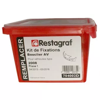 Kit de clip de fixation, carrosserie RESTAGRAF 704002D