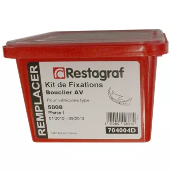 Kit de clip de fixation, carrosserie RESTAGRAF 704004D