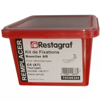 RESTAGRAF 705002H - Kit de clip de fixation, carrosserie