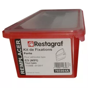 Kit de clip de fixation, carrosserie RESTAGRAF 705004A