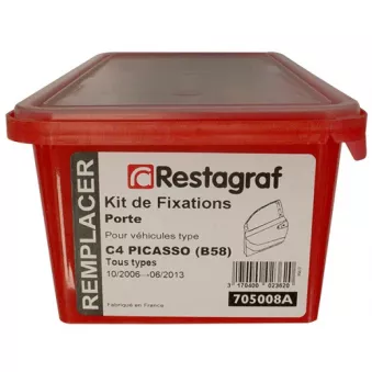 Kit de clip de fixation, carrosserie RESTAGRAF 705008A