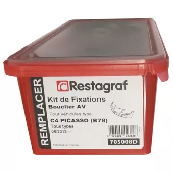 Kit de clip de fixation, carrosserie RESTAGRAF 705008D