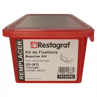 RESTAGRAF 705009D - Kit de clip de fixation, carrosserie