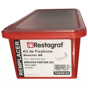RESTAGRAF 706001H - Kit de clip de fixation, carrosserie