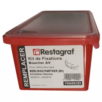 RESTAGRAF 706002D - Kit de clip de fixation, carrosserie