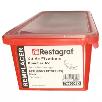 Kit de clip de fixation, carrosserie RESTAGRAF 605001V