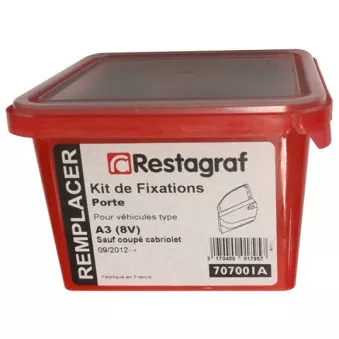 Kit de clip de fixation, carrosserie RESTAGRAF 707001A