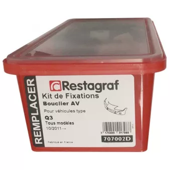 Kit de clip de fixation, carrosserie RESTAGRAF 707002D