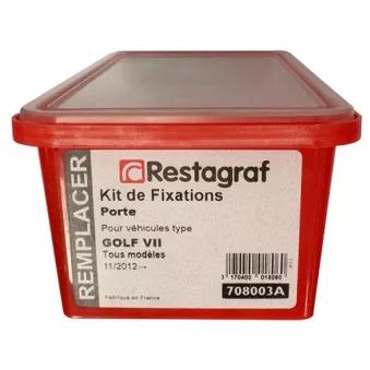 Kit de clip de fixation, carrosserie RESTAGRAF 708003A