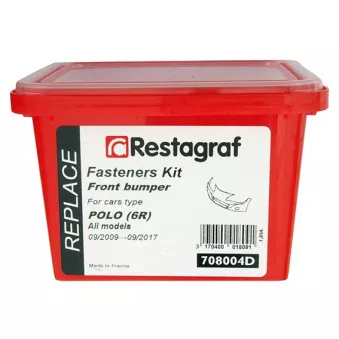 RESTAGRAF 708004D - Kit de clip de fixation, carrosserie