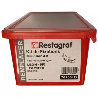 Kit de clip de fixation, carrosserie RESTAGRAF 709001D