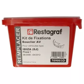 Kit de clip de fixation, carrosserie RESTAGRAF 709003D