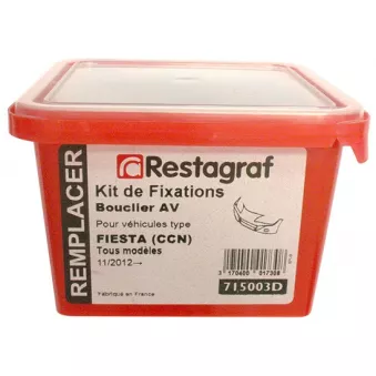 Kit de clip de fixation, carrosserie RESTAGRAF 715003D