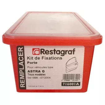 RESTAGRAF 716001A - Kit de clip de fixation, carrosserie