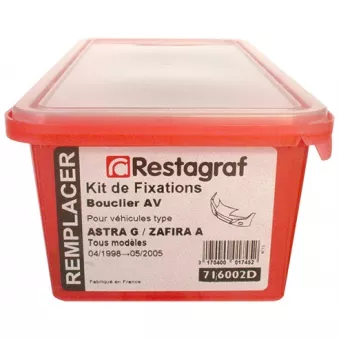 RESTAGRAF 716002D - Kit de clip de fixation, carrosserie