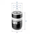 UFI 23.102.02 - Filtre à huile