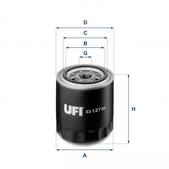 Filtre à huile UFI OEM A70-0503