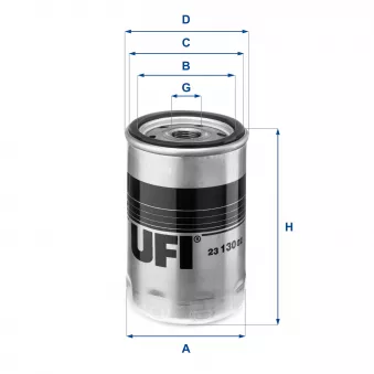 Filtre à huile UFI OEM 11421707779