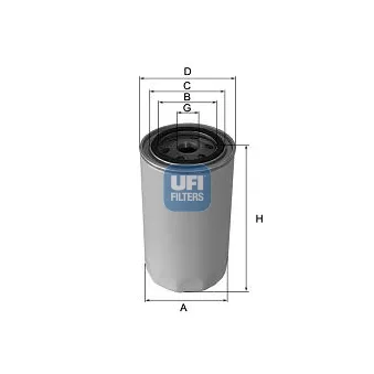 Filtre à huile UFI OEM 836122208