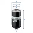 Filtre à huile UFI [23.156.03]