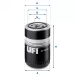 Filtre à huile UFI [23.164.00]