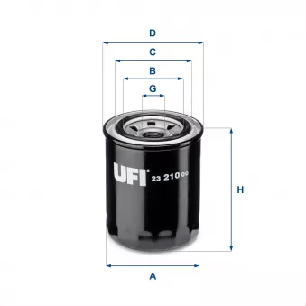 Filtre à huile UFI OEM V25-0145