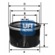 UFI 23.211.00 - Filtre à huile