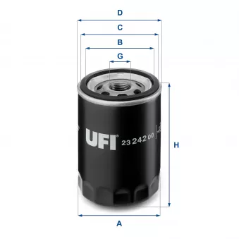 Filtre à huile UFI OEM A70-0503