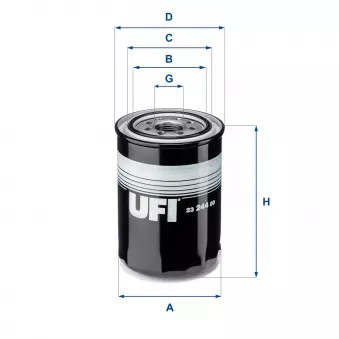 Filtre à huile UFI 23.244.00