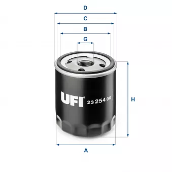 Filtre à huile UFI OEM LPW100181