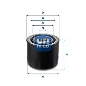 Filtre à huile UFI OEM V24-0018